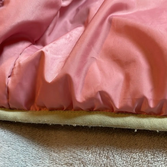 Andy & Evan Reversible Pink and Colorblock Sherpa Jacket - Picture 7 of 7